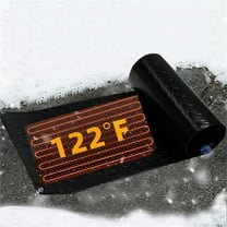 Heated Snow Melting Mats For Outdoor Walkways Rubber Heated Ice Melting Mats With 6ft Separate Power Cord Heated Rug For Winter