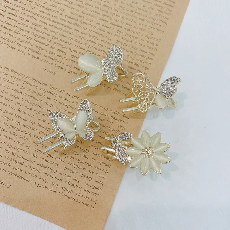  Daisy Flower Hair Clip Hairpin Flower Clips Barettes for Women  Daisy Crystal Hair Pins Rhinestone Decorative Side Clip Bridal Hair  Accessories Birthday Christmas Gifts : Beauty & Personal Care