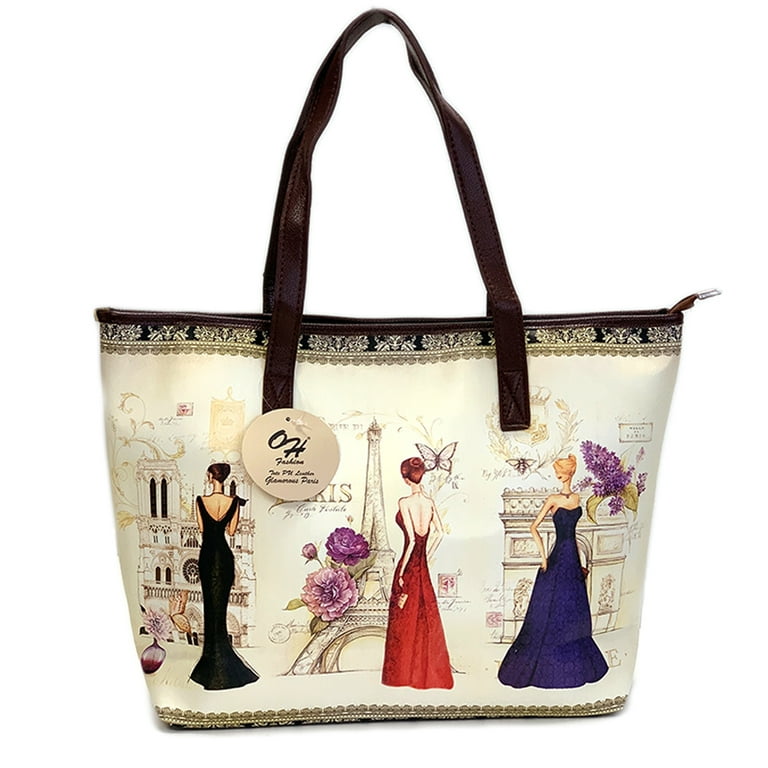 New Design High Quality Ladies Printed Handbag set