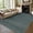 Blue, variant on Geetinfly 8inx10in Modern Stripe Area Rug Washable Neutral Printed Carpet with Non Slip Rubber Backing Stain Resistant Accent Floor Carpet for Living Room Bedroom Home Office Blue