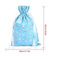 thumbnail image 2 of Christmas Candy Bag Drawstring Cookie Snacks Wrapping Packing Pouch Xmas Printed Party Gift M, 2 of 8