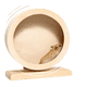 thumbnail image 2 of Rueda de hámster y estable de madera silenciosa rueda de hámster para hámsters enanos jerbos pequeños animales, 2 of 8