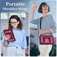 thumbnail image 3 of Decase Case for Samsung Galaxy Tab A11 8.7" 2025 (SM-X133/X135) with Shoulder Strap,Tri-Layer PC+TPU Back Cover,Heavy Duty Kickstand Tablet Case for Tab A11 for Kids Women Men,E, 3 of 7