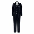 thumbnail image 2 of Family Christmas Pajamas Matching Sets Flannel Pjs Long Sleeve Button down Sleepwear Warm Cozy Pajamas Matching Pjs Mom and Daughter, 2 of 8