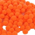 thumbnail image 3 of 500 piezas colores vibrantes pompones pequeños para manualidades suaves 18 mm negro naranja Sunnimix Craft Pom Poms, 3 of 8