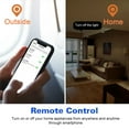 thumbnail image 3 of Topesel Smart Plug Mini Wifi Outlet Work with Google Home, Remote Control Outlet, No Hub Required, White, 3 pack, 3 of 9