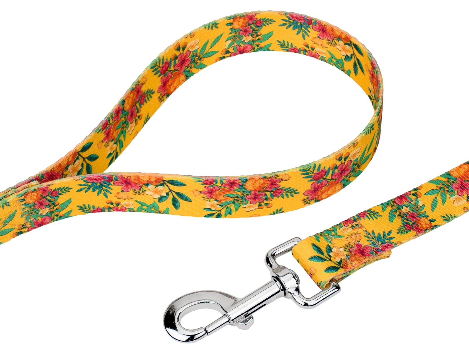 Country Brook Petz® Tropical Floral Martingale Dog Collar and Leash, Large