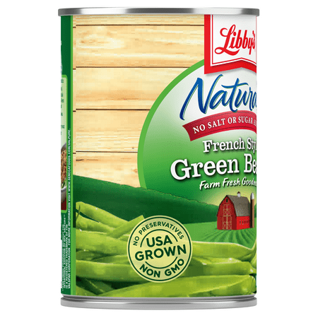 Libby's Naturals No Salt and No Sugar Added French Style Green Beans, 14.5 oz