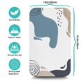thumbnail image 5 of 19.5x12in Boho Coffee Mat Elevate Coffee Bar with Stylish Organization, Highly Absorbent Kitchen Dish Drying, Coffee Mat Cute Abstract Art Circle Decor Enhancing Coffee Machine Charm, 5 of 7