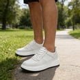 thumbnail image 4 of Chaussures Décontractées Talon Épais Rehausse Design Moderne à Enfiler Chaussures Confortables Bout Rond pour Couple Usage Quotidien, 4 of 4