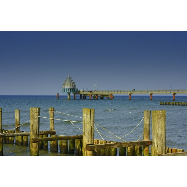 Sea Bridge Sun Beach Water Zingst Baltic Sea Daraƒae A A Aƒa A A Inch By 30 Inch Laminated Poster With Bright Colors And Vivid Imagery Fits Perfectly In Many Attractive Frames Walmart Com Walmart Com