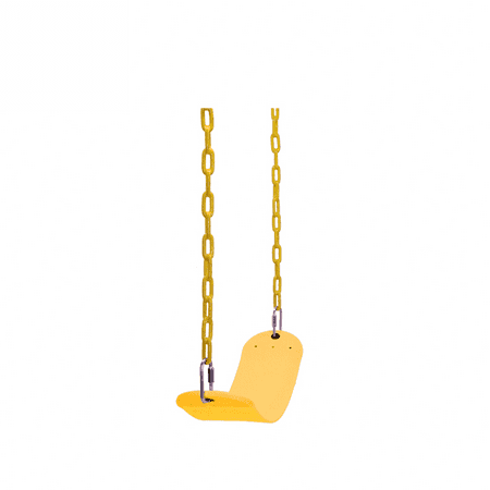 HBUDS Heavy Duty Swing Seat Set Accessories Replacement Swings Slides Gyms Outdoor for kids yellow