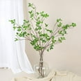 thumbnail image 2 of Artificial Plant, 3pcs 43.3 Inch Faux Greenery Stems Fake Tree Branches Ficus Twig Leaves for Vase Filler Shop Garden Office Home Decoration, 2 of 5