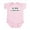 Petal Pink, variant on CafePress - Papa Loves Me Infant Bodysuit - Baby Light Bodysuit, Size Newborn - 24 Months