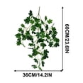thumbnail image 3 of Clearance Under $1 Boovnll Hanging Plant, Artificial Lifelike Ivy Leaves, No Fade, Uv Resistant, Fake Hanging Plants for Indoor/ Outdoor, Wall, Garden,Wedding, Party, Diy Tables Decor, Fake Plants, 3 of 6