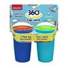 Playtex Sipsters Stage 2 360 Degree Spill-Proof, Leak-Proof, Break-Proof Spoutless Cup for Boys, 10 Oz - 2Count
