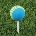 thumbnail image 5 of Pelotas de Golf de 12 Uds., pelota de esponja de espuma para práctica en interiores, pelota de ayuda para entrenamiento en interiores y exteriores con vuelo restringido elástico suave, azul, 5 of 5
