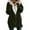 Army Green, variant on Patlollav Women Coats Plus Size Solid Hoodies Cardigan Zipper Sweatshirts Tops