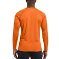 thumbnail image 4 of BRDFRL Swim Shirt Men UPF 50 Long Sleeve Sun Protection Shirts UV Shirts Cooling Shirts for Men Workout Shirts Hiking Athletic Tee Tops T-Shirts Rash Guard High Visibility Shirts for Men Orange S, 4 of 6