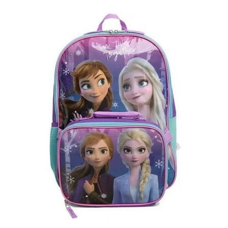 Disney Frozen 2 16" Backpack With A Detachable Lunchbox