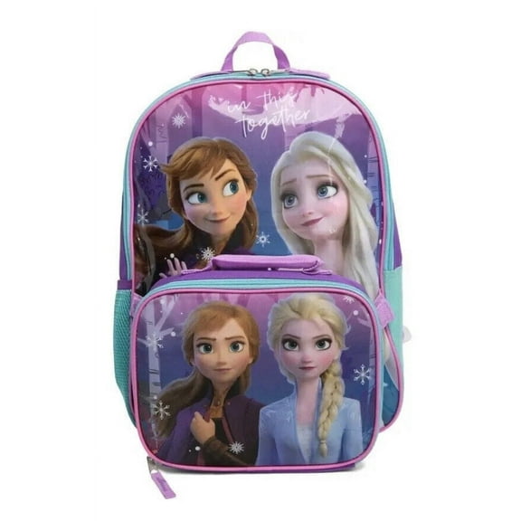 Disney Frozen 2 16" Backpack With A Detachable Lunchbox