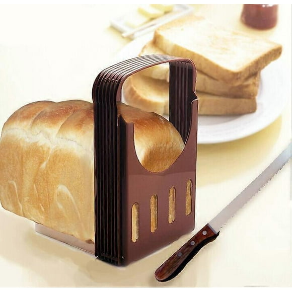 Bread Slicer, Bread/Bake/Bread Slicer Cutter, Compact Foldable Bread Sandwich Toast Bread slicerBagel Slicer