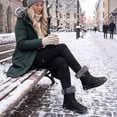 thumbnail image 2 of Ablanczoom Snow Boots Women Winter Shoes Warm Faux Fur Outdoors Ankle Booties, 2 of 8