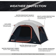 CORE 10 x 9 6 Person Blockout Dome Camping Tent, 21lbs