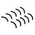 thumbnail image 2 of MERIGLARE Soft Strips for False Lashes Lashes Display Show Stand (10PCS, - Black, 2 of 8
