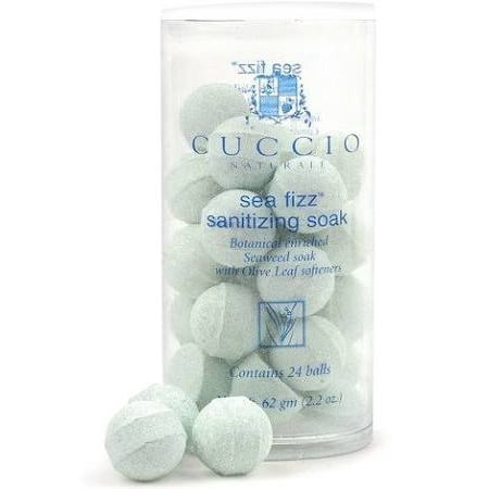 Manicure Balls - Cuccio Naturale Sea Fizz Manicure Soak Balls 24ct