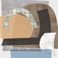 thumbnail image 2 of Wang, Melissa 15x15 Gold Ornate Wood Framed with Double Matting Museum Art Print Titled - Scribble Fabrics I, 2 of 4