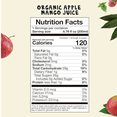 thumbnail image 6 of AMA TIME Organic Pure Apple Mango Juice, 6.76 fl oz Juice Boxes 24 Pack, 6 of 7