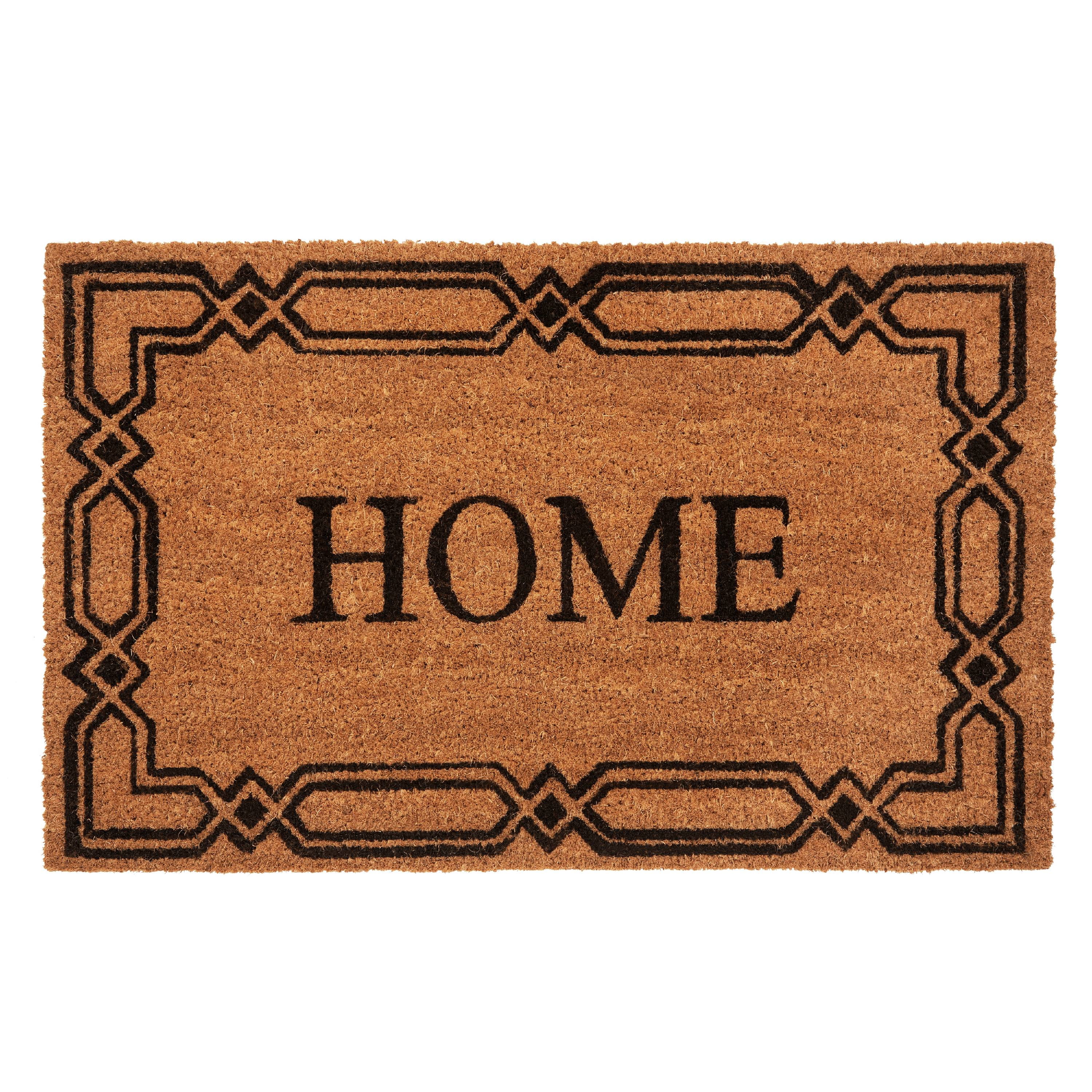 Achim Printed Coir Door Mat 18x30 Home