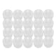 thumbnail image 1 of Molde de vela de plástico DIY 4 recipientes de formas, molde de soporte de caja de contenedor de joyería, soporte de fabricación de jabón de vela sumi Forma redonda 20 piezas Macarena Tazas transparentes de candelita, 1 of 6