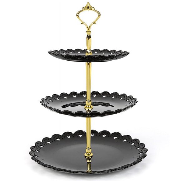 Fiudx Comedero para Pájaros de Acero Inoxidable para Exteriores, Diseño de 3 Niveles, Contenedor de Comida Duradero, Fácil Mantenimiento, Resistente a La Intemperie, para Jardín y Patio, Materiales E