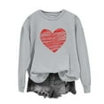 thumbnail image 4 of Vetsdori Womens Valentine Sweatshirts Valentine's Days Crew Neck Shirts Pullover, Winter Sweatshirts for Women Loose, 4 of 4