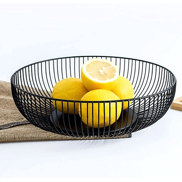 Countertop Fruit Bowl, Modern Fruit Storage Holder for Wire Basket, Ideal for Home Decor Stand and Everyday Use