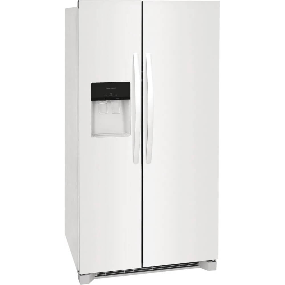 Frigidaire FRSS2623AW 25.6 Cu. Ft. White Side-by-Side Refrigerator
