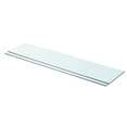thumbnail image 1 of vidaXL Shelves 2 pcs Panel Glass Clear 90x20 cm, 1 of 2
