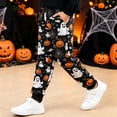 thumbnail image 2 of Aideaone Boys Halloween Pajama Pants Kids Long PJ Bottoms with Pockets 3D Print Sleepwear for Boys 7-16 Years, 2 of 6