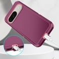 thumbnail image 5 of I-HONVA for Google Pixel 10 /10 Pro Shockproof Case (6.3", 2025 Release), Heavy Duty Drop Protection Protective Anti Scratch Hard Shell Case for Women Men,Purple/Pink, 5 of 7