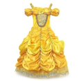 thumbnail image 1 of Vestido de princesa Bella para niñas, vestidos para La Bella y La Bestia, ropa de fiesta para niños, guantes de corona con palo mágico, disfraz para niños, 1 of 5