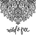 thumbnail image 2 of Lovely Black and White "Wild and Free" and "Daydreamer" Set by Noonday Designs; Two 12x12in Unframed Paper Posters, 2 of 5