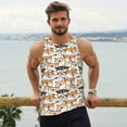 thumbnail image 6 of Hirioo Shiba Inu Dog for Men's Workout Tank Top Sleeveless Shirts Quick Dry for Men-Medium, 6 of 7