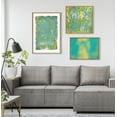 thumbnail image 2 of Kate and Laurel Sylvie Mango Framed Canvas Wall Art by Mentoring Positives, 22x22 Natural, Decorative Abstract Art for Wall, 2 of 9