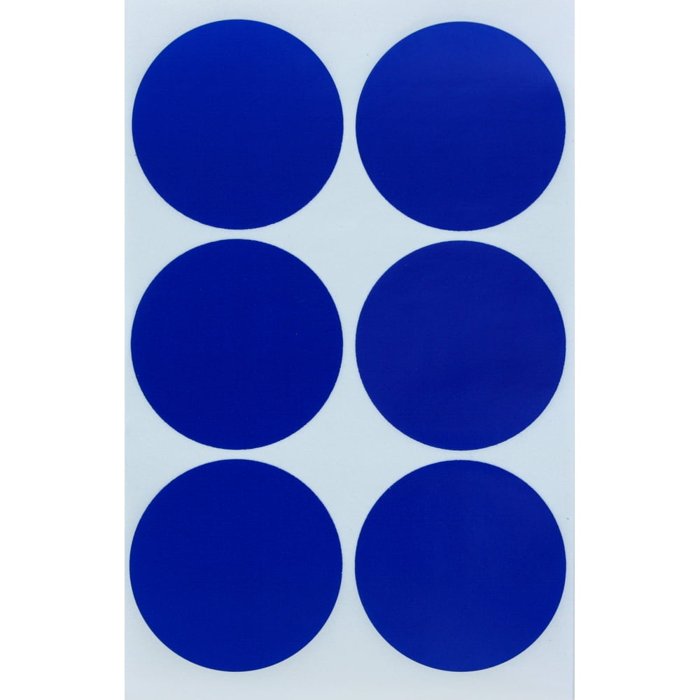 Royal Green Blue Circle Stickers Dots Labels for All Purpose 50mm 2