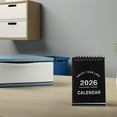 thumbnail image 4 of Mini Calendario de Escritorio 2026: Agenda Mensual Compacta con Puertas Abatibles para Escritorio 2026 - para Organizar el Hogar, la Escuela y la Oficina (Negro), 4 of 7