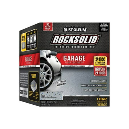 - Rust-Oleum RockSolid Garage Floor Coating Kit