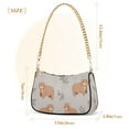 thumbnail image 3 of FORMRS Womens Shoulder Bag with Chain Strap Clutch Purse Cute Tote Handbag, Cartoon Bear, 3 of 7