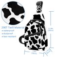 thumbnail image 4 of ERJLKXP Cow Texture Print Small Mens Women Crossbody Chest Bag, Travel Over Shoulder Sling Bag Backpack Men Side Bag,Daypack, 4 of 6